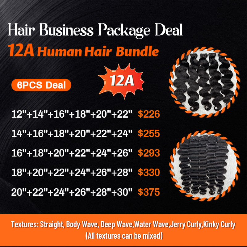 raw human hair bundles